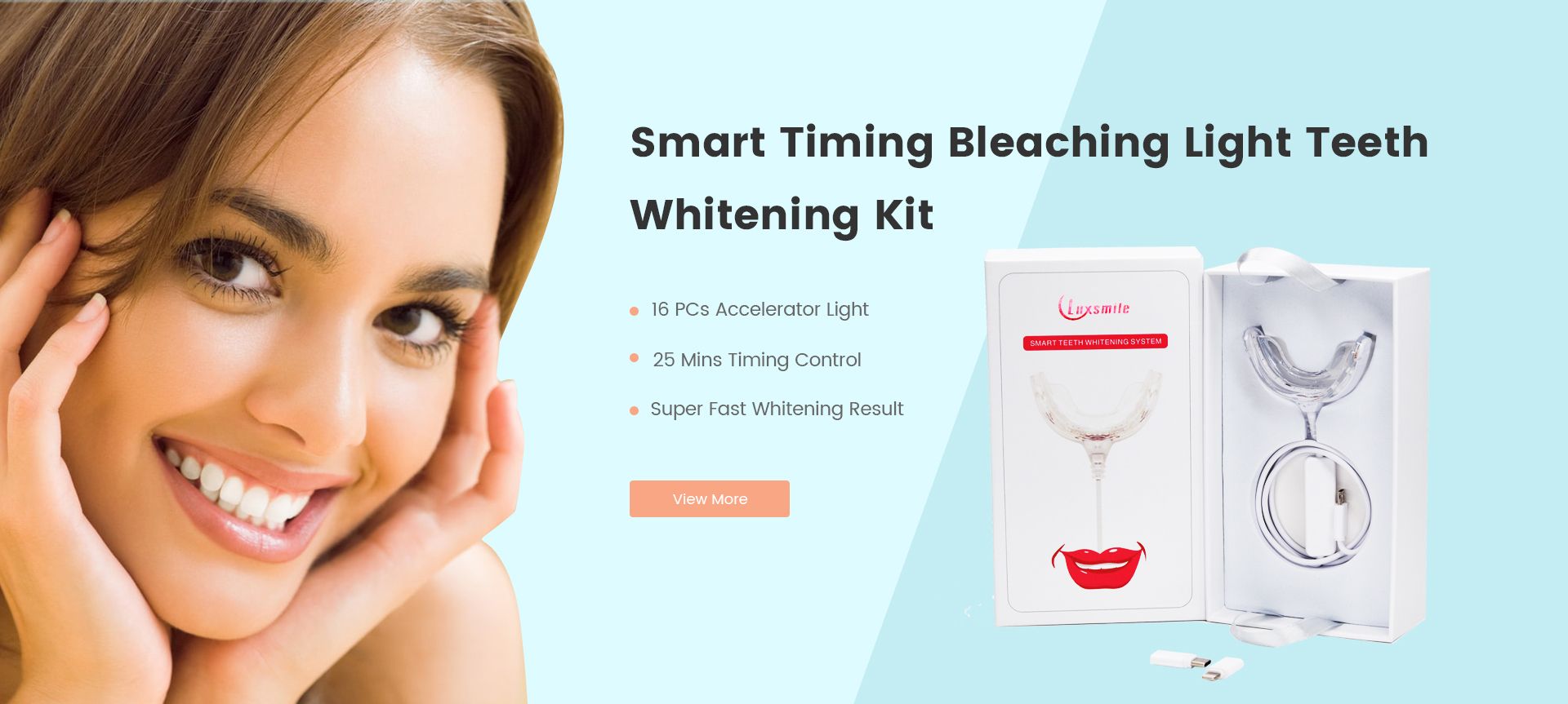 Smart Timing Bleaching Light Teeth Whitening Kit