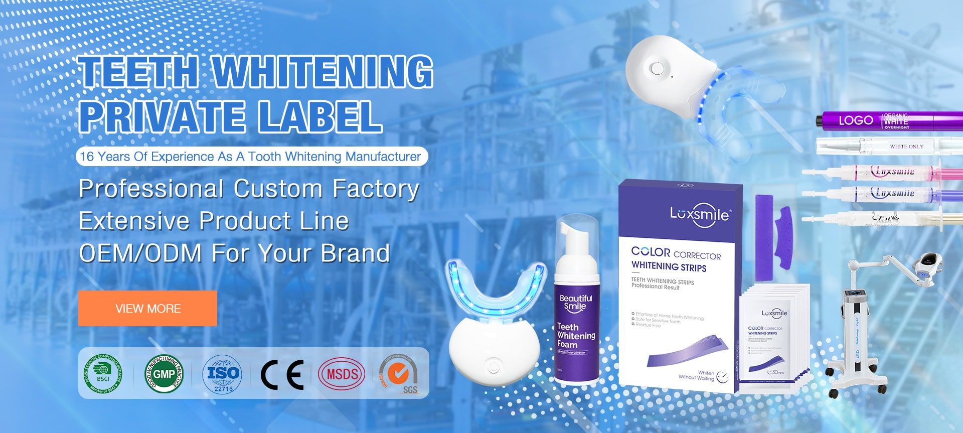 HuaerDental Teeth Whitening Manufacturer