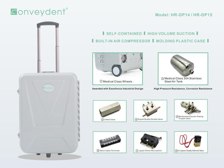 High Suction New Portable Dental Unit