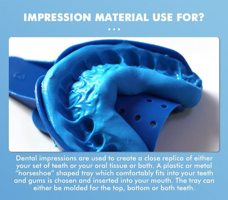 Wholesale Private Label Free Design Dental Impression Teeth Mold Kit