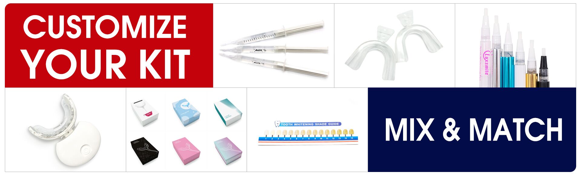 Customized Private Label Teeth Whitening Kits