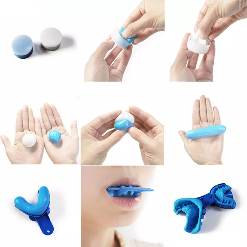 Custom and Wholeslae Silicone Material Dental Impression Kit For Teeth Whitening Mouth Guard