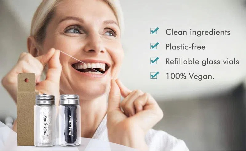 Best Dental Floss For Plaque Removal Vegan Mint Teeth Flosser