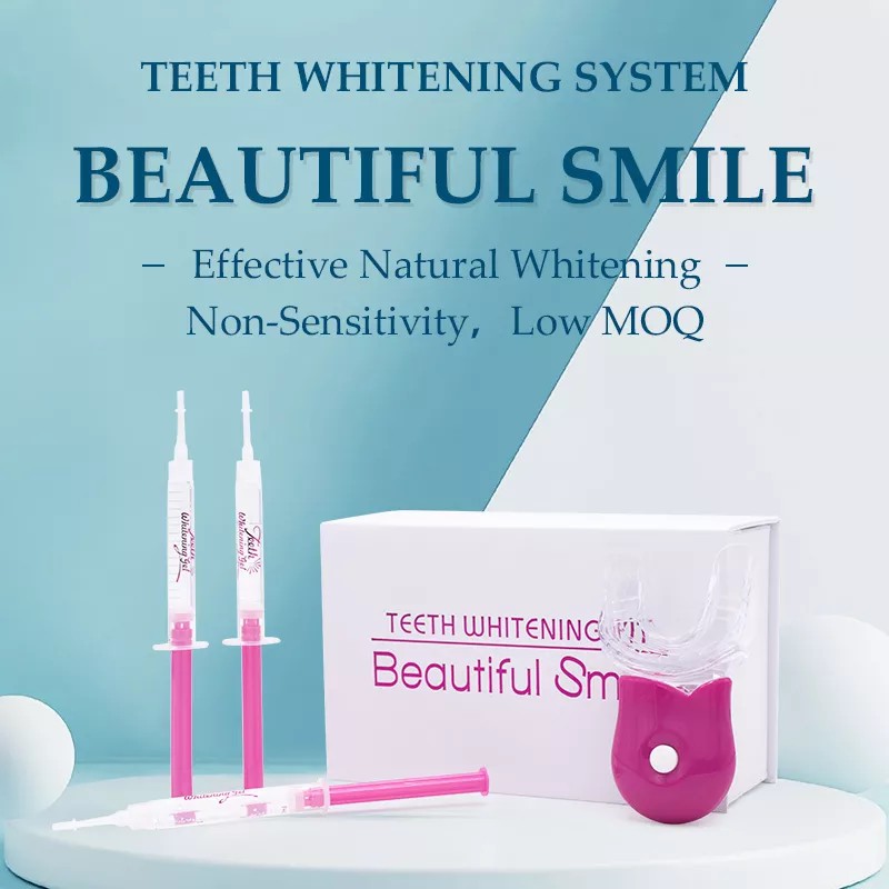 Non Peroxide Home Mobile Wireless 6 Led Activated Teeth Whitening Kits For Home Use