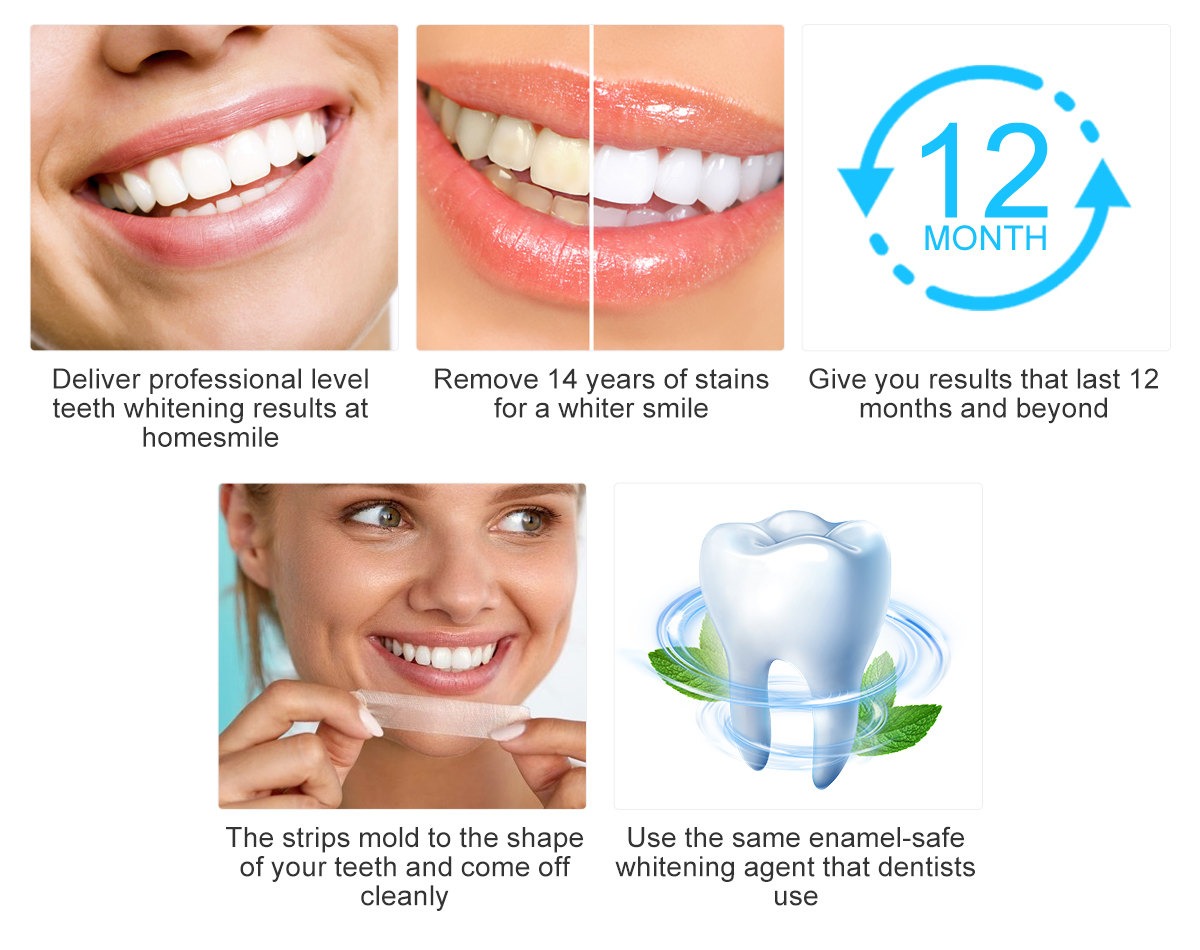 Coconut Activated Charcoal Teeth Whitening Strips