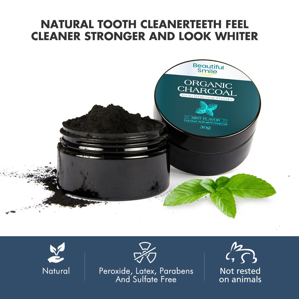 Teeth Whitening Activated Coconut Charcoal Powder