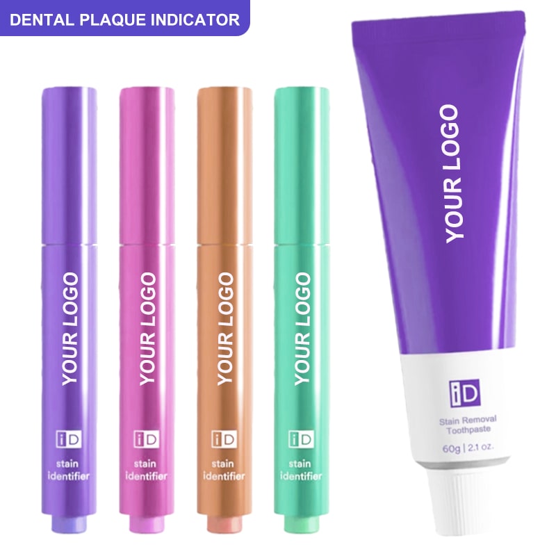 OEM Stain Removal Purple Toothpaste Dental Plaque Disclosing Agent Solution Indicator