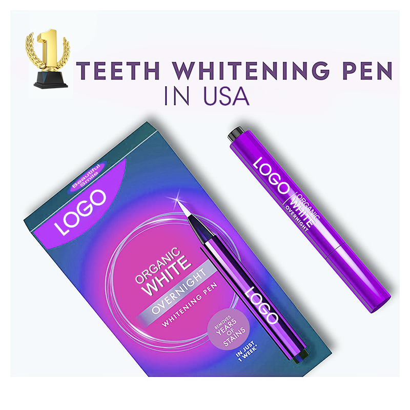 Purple White Teeth Whitening Gel Pen