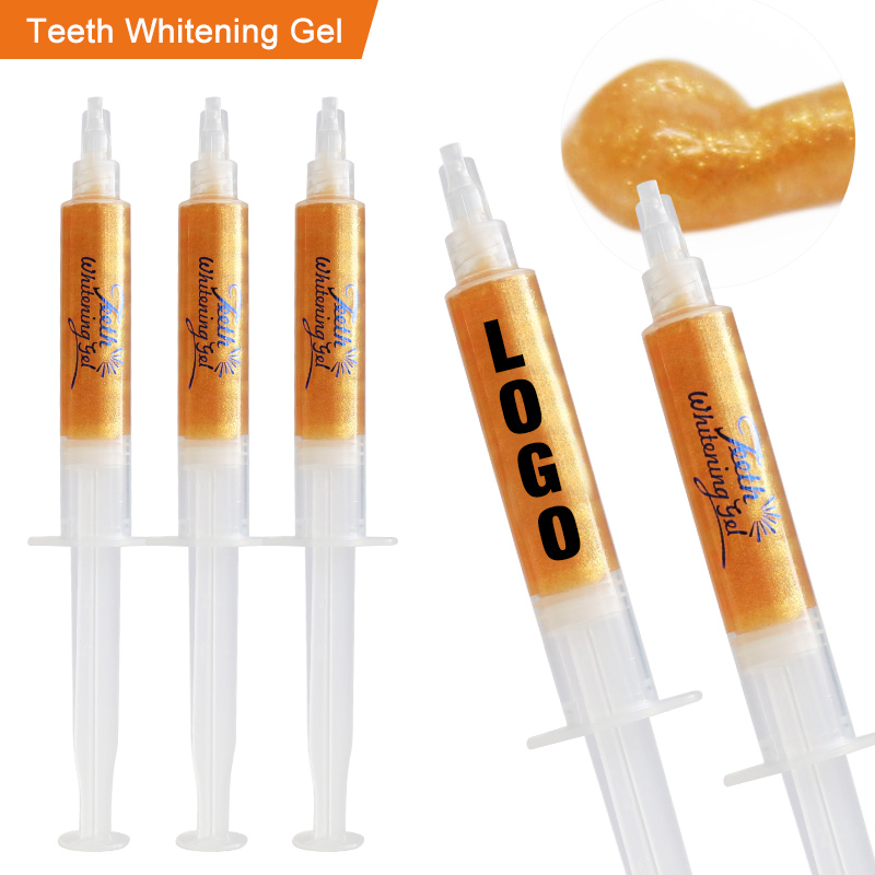 24K Gold Teeth Whitening Gel Syringes