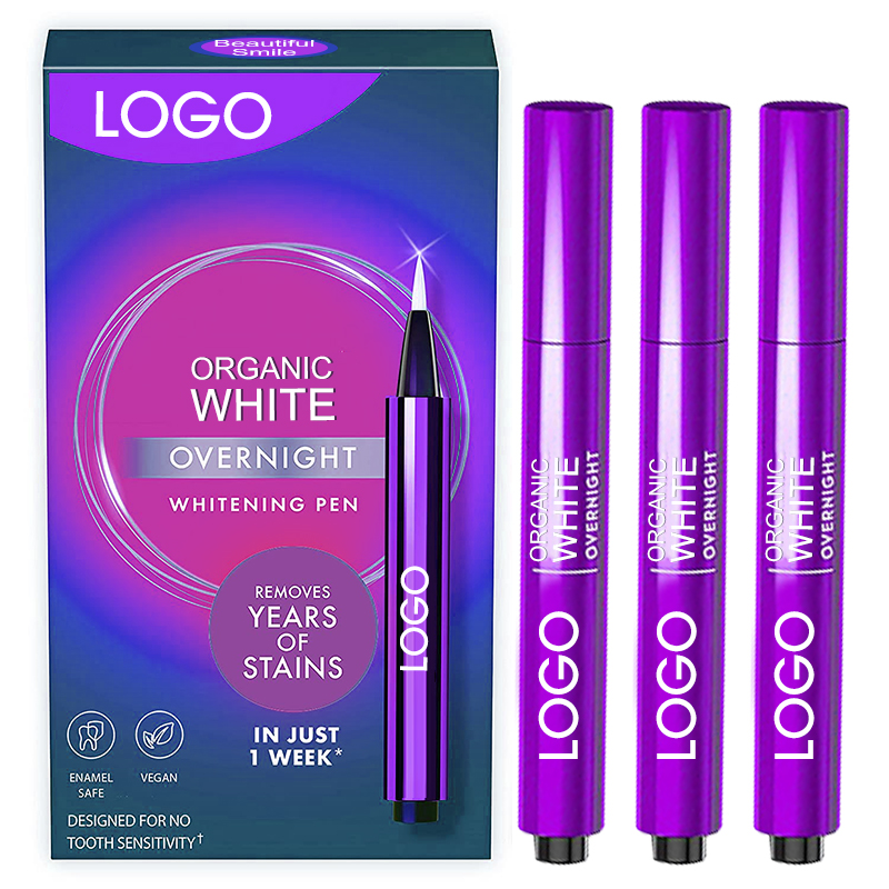 Purple White Teeth Whitening Gel Pen