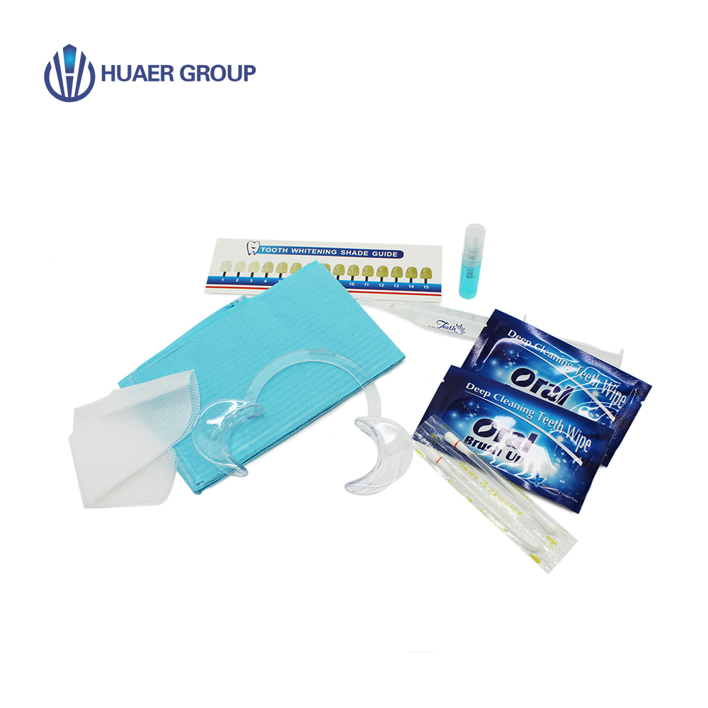 Zero-Peroxide Salon Teeth Whitening Kit With Syringe Gel