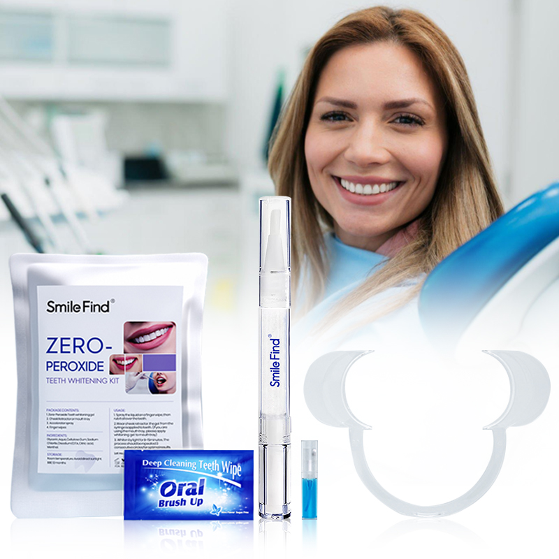 Zero-Peroxide Salon Teeth Whitening Kit With Pen