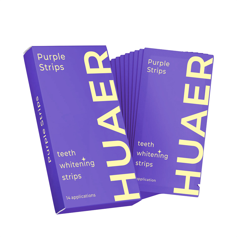 Purple Teeth Whitening Strips