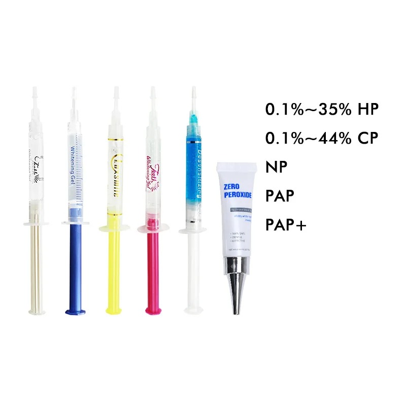 16% 35% 45% Carbamide Peroxide Teeth Whitening Gel Syringes for Salon