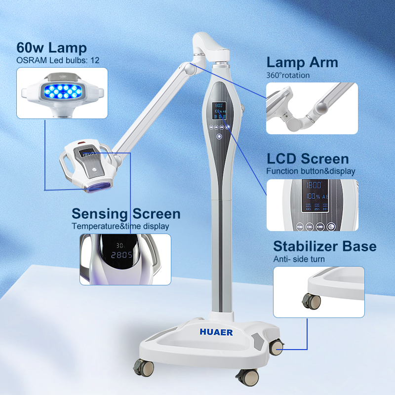 60w 12 Bulbs New Smart Teeth Whitening Machine