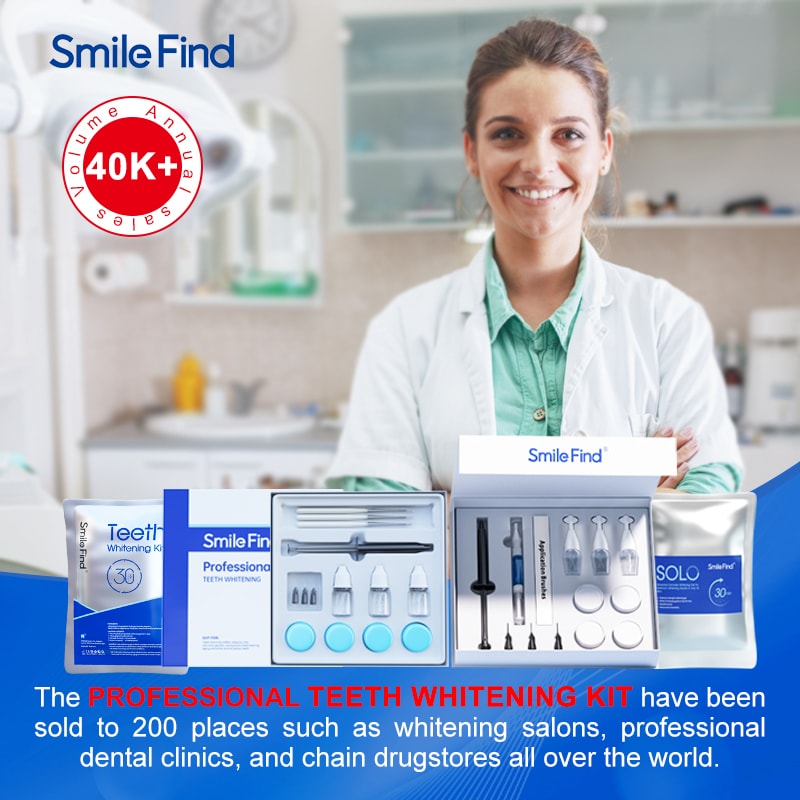 Professional Teeth Whitening Liquid and Powder Kit for Dental Clinic 5 Patients Use