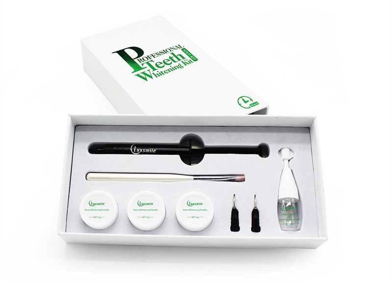 Luxury Dentist Uses 35% HP Professional Teeth Whitening Kit for One Person