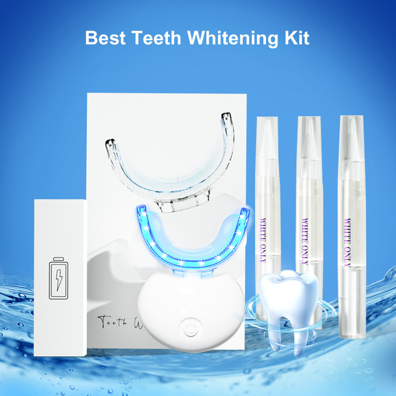 Private Label Best Home Luxury Teeth Whitening LED Kits with Teeth Whitening Pen