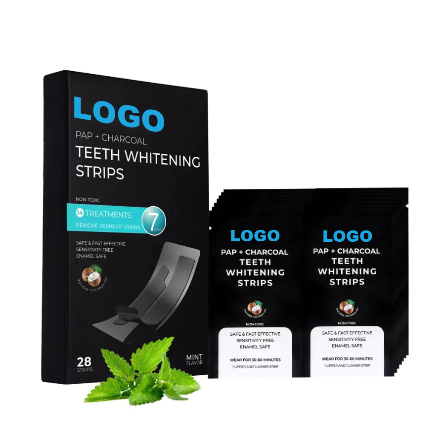 PAP  Charcoal Teeth Whitening Strips