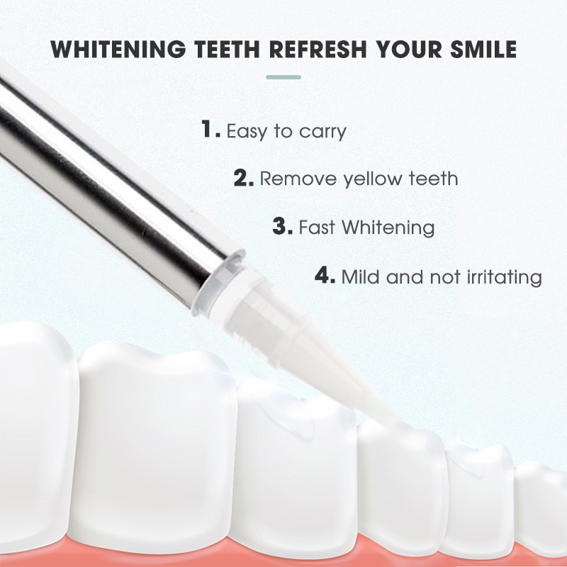 Dual-Action Whitening Teeth Whitening Strips   Pens For Effective Whitening