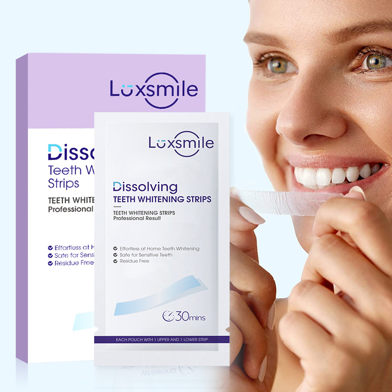 Non Peroxide Gentler Dissolving Teeth Whitening Strips