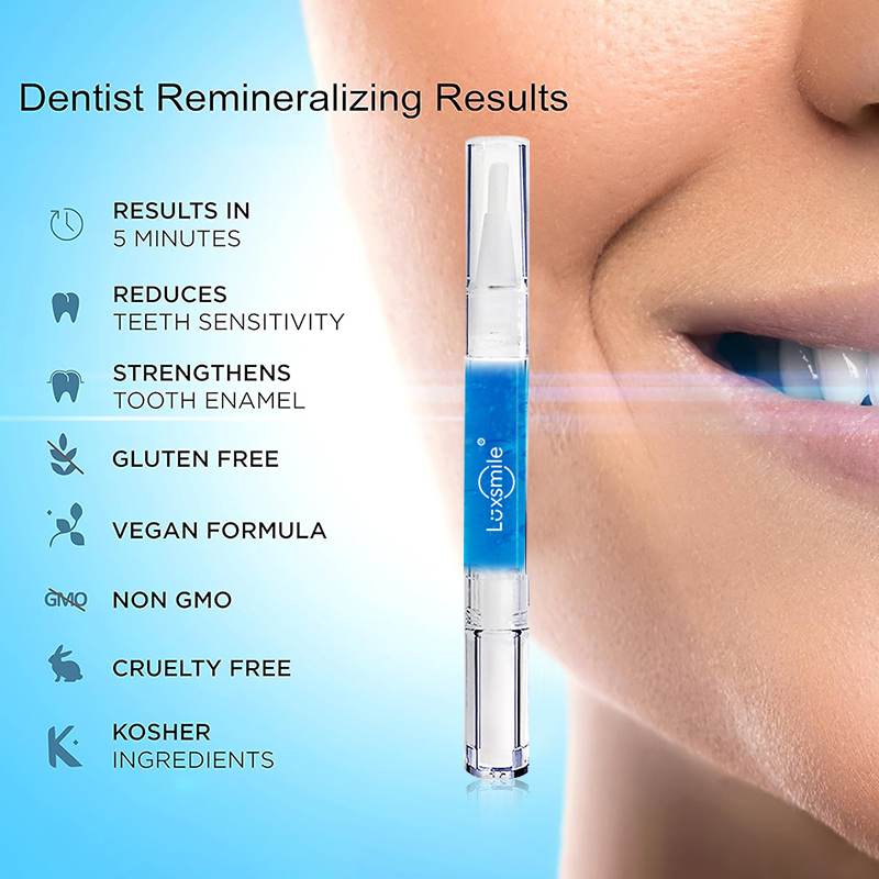 Sensitivity Shield: Home Teeth Whitening Kit with Remineralization Gel