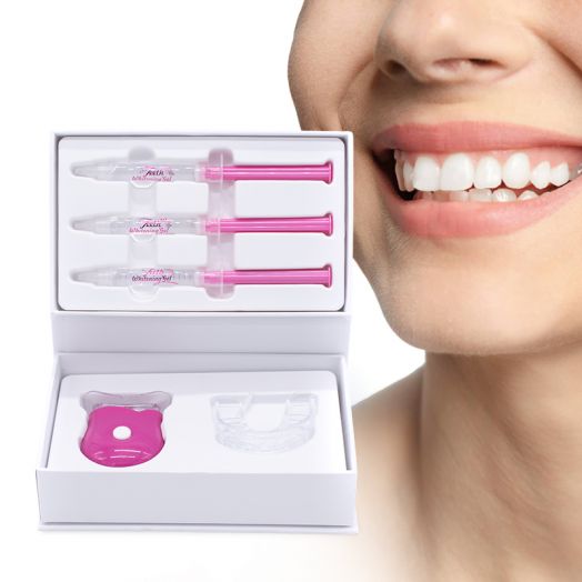 Non Peroxide Home Mobile Wireless 6 Led Activated Teeth Whitening Kits For Home Use