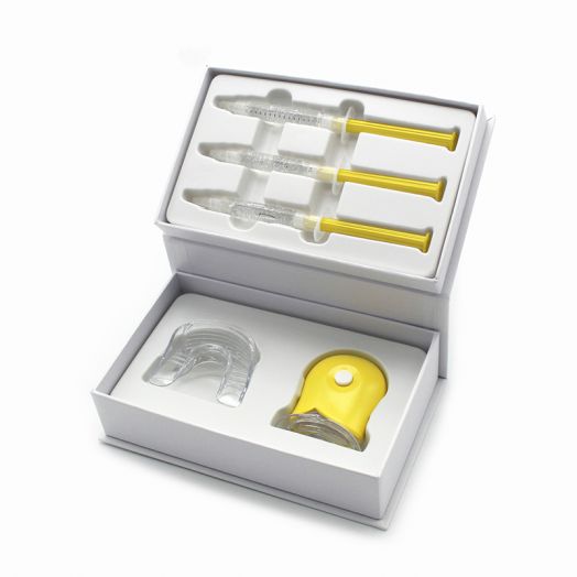 Non Peroxide Home Mobile Wireless 6 Led Activated Teeth Whitening Kits For Home Use