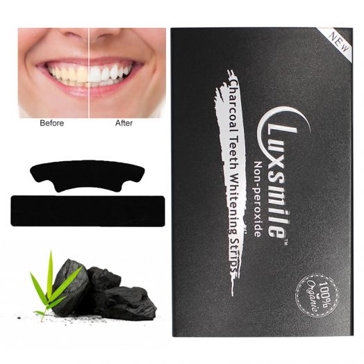 Organic Vegan Coconut Activated Charcoal Teeth Whitening Strips