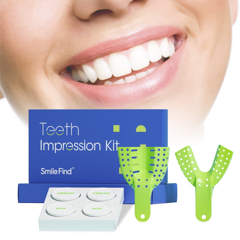 Private Label OEM Wholesale Dental Teeth Impression Putty Silicone Material  Tray Teeth Mold Kit