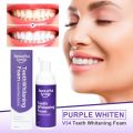 V34 Purple Tooth Whitening Foam Toothpaste Private Label