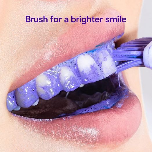 Purple Teeth Whitening Powder Color Correction Series