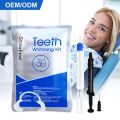 Two Patients Use 35%HP Professional Teeth Whitening Gel Kit Used by Clinic Dentist