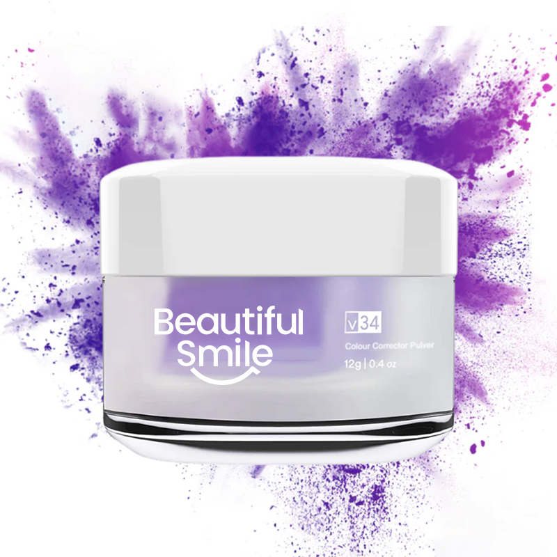 Purple Teeth Whitening Powder Color Correction Series