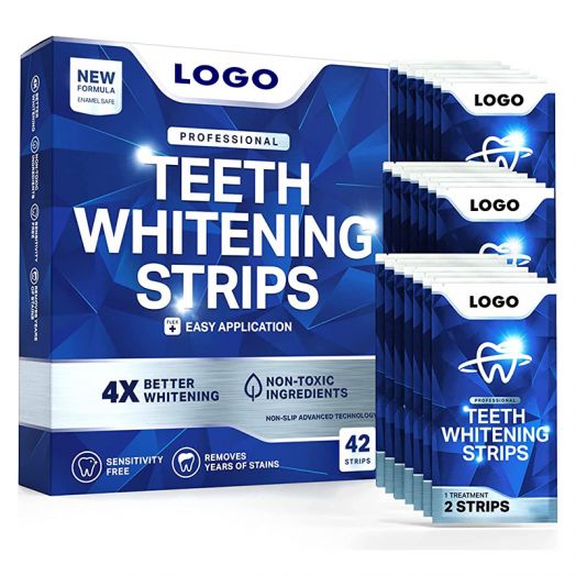 Dual-Action Whitening Teeth Whitening Strips + Pens For Effective Whitening