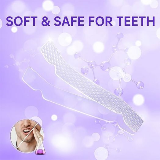 Non-Peroxide Teeth Whitening Strips