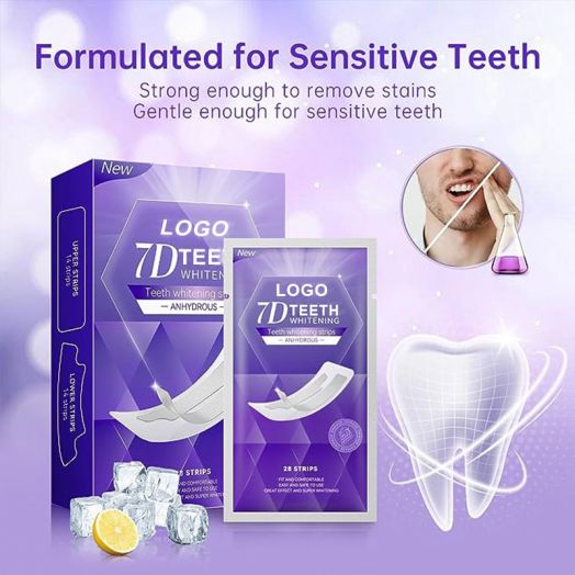 Non-Peroxide Teeth Whitening Strips