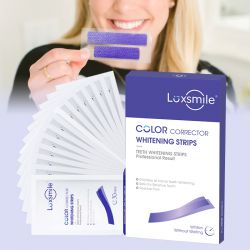 2024 Hot Popular Purple Teeth Whitening Strips for Correct Yellow Teeth