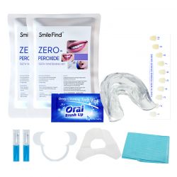 Zero-Peroxide Salon Teeth Whitening Kit With Preloaded Mouth Tray