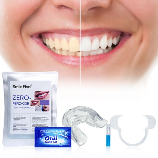 Zero-Peroxide Salon Teeth Whitening Kit With Preloaded Mouth Tray