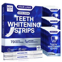Dual-Action Whitening Teeth Whitening Strips + Pens For Effective Whitening