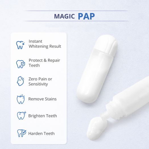 Compact Pods PAP Teeth Whitening Gel For Home or Travelling Use