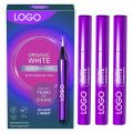 Luxury Texture Purple White Teeth Whitening Gel Pen For Daily Use