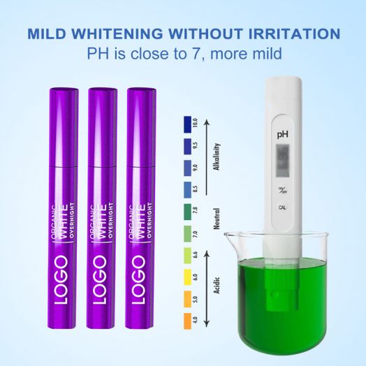 Luxury Texture Purple White Teeth Whitening Gel Pen For Daily Use