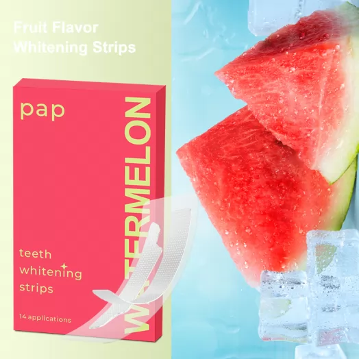 Sweet Strawberry Flavored Teeth Whitening Strips