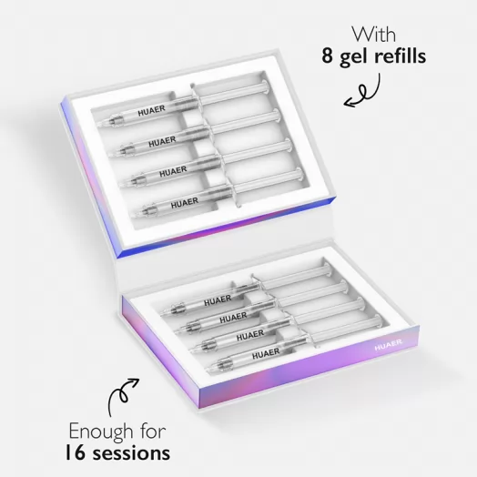 8 Refill PAP 0 Sensitive Teeth Whitening Syringes Gel Kit